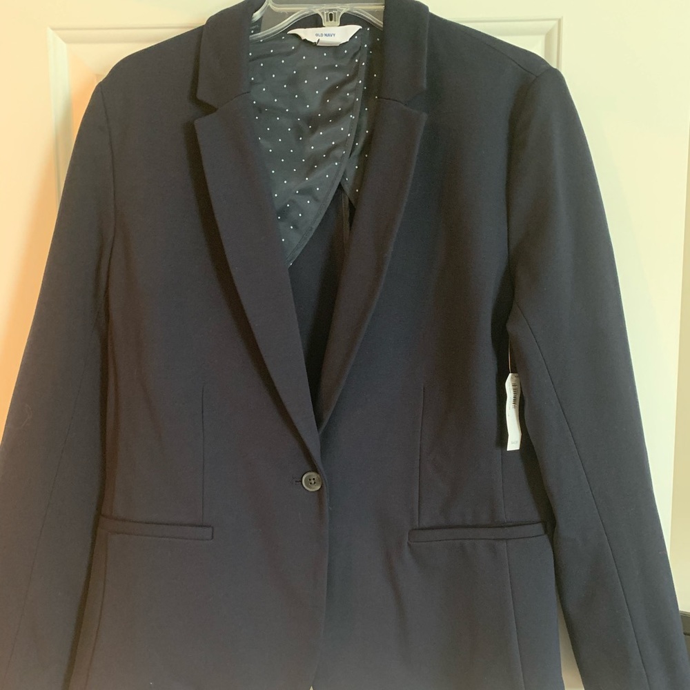 Women’s Old Navy One Button Navy Blazer